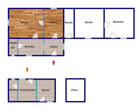 Eladó Ház 6067 Tiszaalpár Erdős környezetben, állattartásra való tanya 3600 m2-es telken