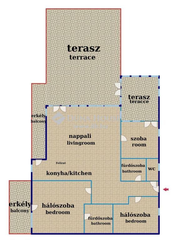 8600 Siófok , Vízparti Panorámás Penthouse nagy terasszal — 1/25