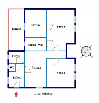 Eladó Ház 1204 Budapest 20. kerület Három lakásos objektum+163nm garázs/hangár+99nm üzlethelyiség