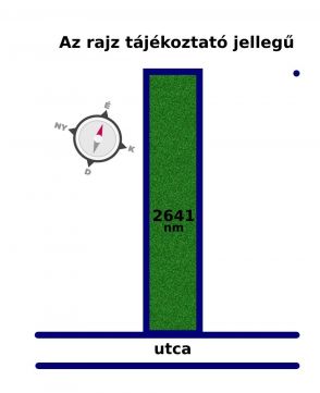 Eladó Telek 2376 Hernád Telek vasútállomás közelében