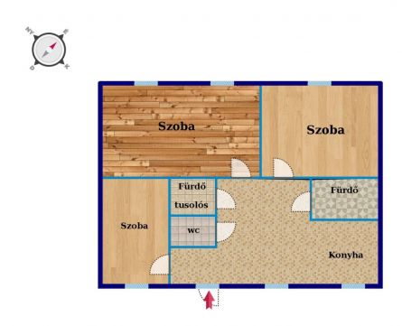 Eladó Lakás 1013 Budapest 1. kerület A Budai Vár szomszédságában 3 szobás jó állapotú lakás 