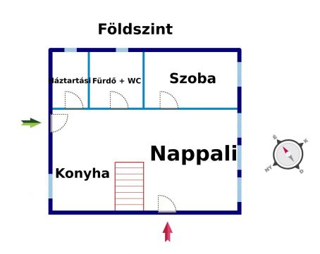 Eladó Ház 6133 Jászszentlászló Emeletes téglaház nappali+ 5 szobával