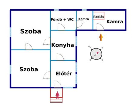 Eladó Ház 6100 Kiskunfélegyháza Családi ház a Kossuthvárosban 534 m2-es portával