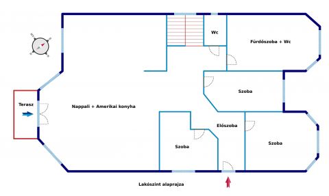 Eladó Ház 2143 Kistarcsa Újfaluban, tágas, újszerű családi ház, hatalmas teremgarázzsal, szaldós napelemrendszerrel