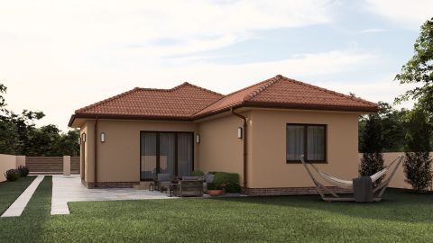 Eladó Ház 2700 Cegléd , 117 m2-es új-építésű, hőszivattyús, nappali + 4 szobás családi ház 740 m2-es telken