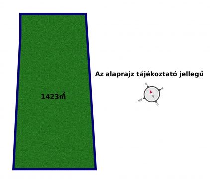 Eladó Telek 2711 Tápiószentmárton Belterületén elhelyezkedő építési telek 