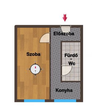 Eladó Lakás 2750 Nagykőrös FELÚJÍTOTT 1 SZOBÁS LAKÁS 