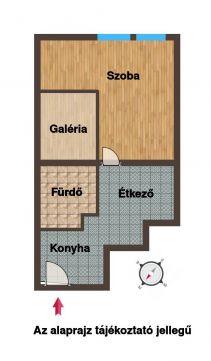 Eladó Lakás 1203 Budapest 20. kerület 20. kerület központjában eladó másfél szobás lakás