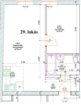 Eladó Lakás 4400 Nyíregyháza Autóbusz pályaudvar közelében, ÚJ ÉPÍTÉSŰ társasházak