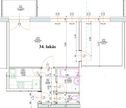 Eladó Lakás 4400 Nyíregyháza Autóbusz pályaudvar közelében, ÚJ ÉPÍTÉSŰ társasházak