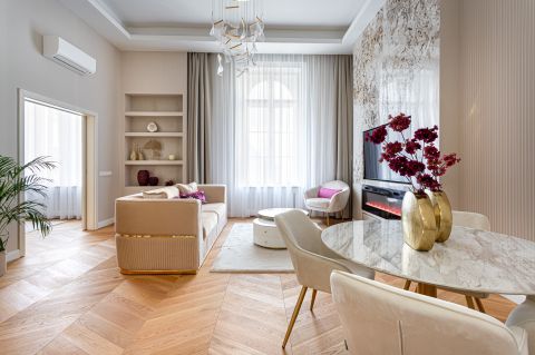 Eladó Lakás 1061 Budapest 6. kerület , Bazilikára néző LUXUSLAKÁS az Andrássy út elején 