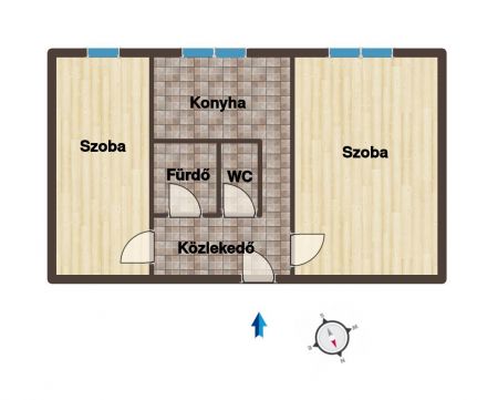 Kiadó Lakás 6000 Kecskemét 