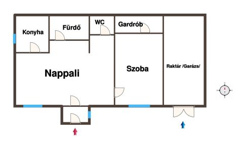 Eladó Tároló/Raktár 6100 Kiskunfélegyháza Vállalkozás, telephely számára jól megközelíthető helyen