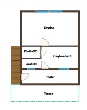 Eladó Lakás 6000 Kecskemét , FELÚJÍTANDÓ 1. EMELETI GARZON 