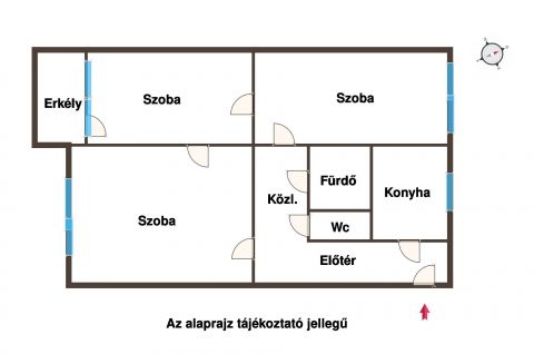 Eladó Lakás 1139 Budapest 13. kerület BÉKE TÉR KÖZELÉBEN 3 SZOBÁS, FELÚJÍTOTT,ERKÉLYES LAKÁS ELADÓ