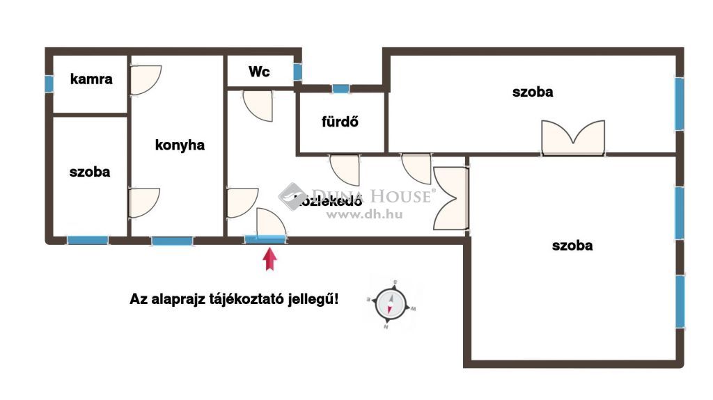 1076 Budapest 7. kerület , 3 szobás, 3. emeleti 83nm-es lakás — 1/12