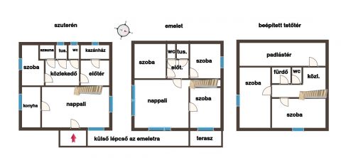Eladó Ház 6230 Soltvadkert Eladó Soltvadkerten a Bocskai utcában egy 230 nm családiház!