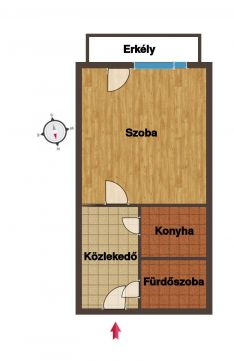 Eladó Lakás 6000 Kecskemét Belvárosi garzon eladó.
