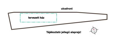 Eladó Telek 2475 Kápolnásnyék a központ közelében