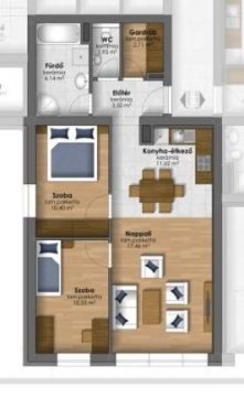 Eladó Lakás 9700 Szombathely Kiara Garden lakópark