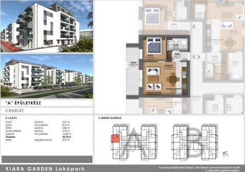 Eladó Lakás 9700 Szombathely Kiara Garden lakópark