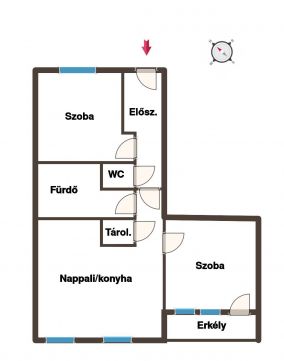 Eladó Lakás 6000 Kecskemét Háromszobás, újépítésű lakás Kecskemét belváros