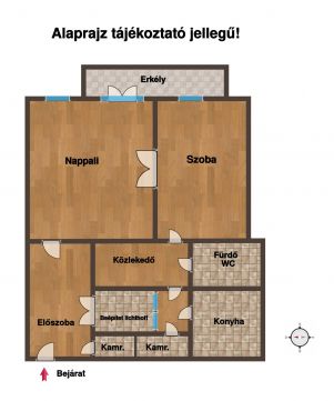 Eladó Lakás 1073 Budapest 7. kerület Madách színházra néző, erkélyes lakás - 4m Belmagasság