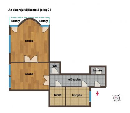 Eladó Lakás 1085 Budapest 8. kerület Palotanegyed - Dupla Erkély - gyönyörő ház - 4m belmagasság