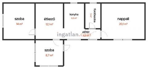 Eladó Ház 8630 Balatonboglár 8630 Balatonboglár, Nyaraló övezet