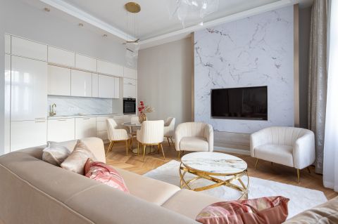 Eladó Lakás 1056 Budapest 5. kerület Nappali+2 hálós, magasemeleti luxuslakás csendes zsákutcában