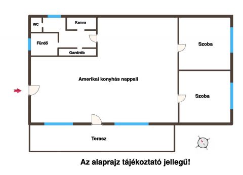 Eladó Ház 2472 Kajászó 2025- ben újjáépített, nappali+ két hálós, korszerű otthon!