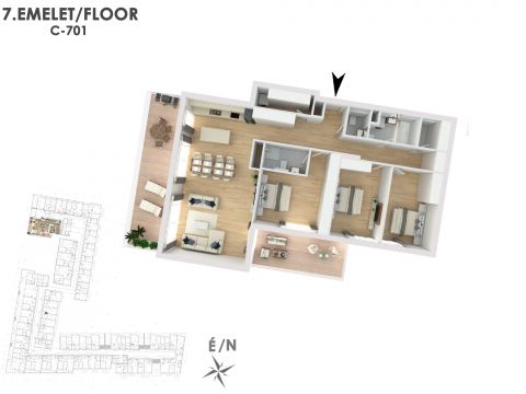 Eladó Lakás 1138 Budapest 13. kerület Lakópark a Duna partján: Otthonod a vízparti életstílus közepén!