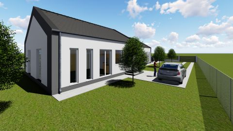 Eladó Ház 2213 Monorierdő , Központi részen,újépítésű hőszivattyús 3 szoba+nappalis