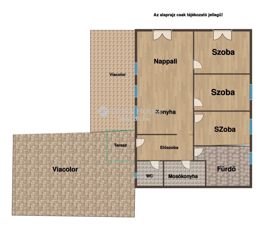 2213 Monorierdő , Központi részen,újépítésű hőszivattyús 3 szoba+nappalis — 1/7