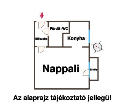 Eladó Lakás 1107 Budapest 10. kerület Kiváló közlekedéssel, jó állapotú garzonlakás