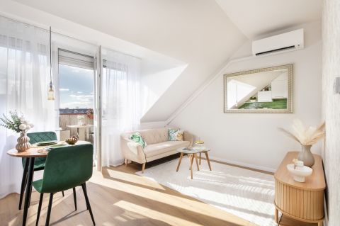 Eladó Lakás 1149 Budapest 14. kerület , Zuglóban ÖRÖK PANORÁMÁS, DUPLA ERKÉLYES, 2 szobás lakás