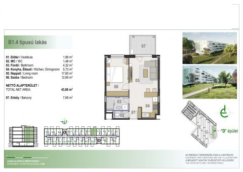 Eladó Lakás 4030 Debrecen , MODERN, FIATALOS ÚJ LAKÁSOK