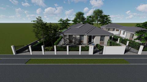 Eladó Ház 6000 Kecskemét Új építésű nappali + 3 szobás családi ház a Vacsiközben