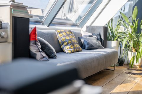 Eladó Lakás 1074 Budapest 7. kerület Luxus Penthouse a VII. kerületben.