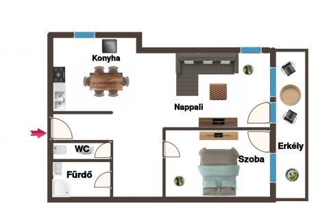 Kiadó Lakás 9700 Szombathely Öntöde utcájában
