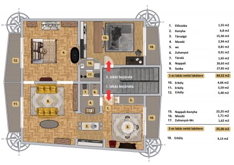 Eladó Lakás 1016 Budapest 1. kerület 