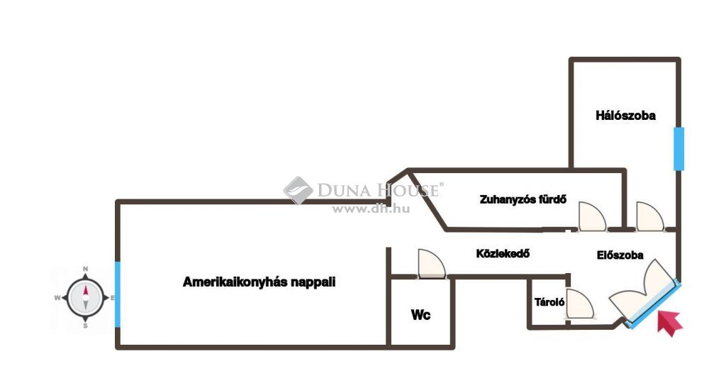 1132 Budapest 13. kerület , Felújított, 2 szobás lakás eladó — 1/5