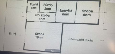 Eladó Ház 1097 Budapest 9. kerület 9.kerületben befektetésnek is kiváló sorházi kis lakás eladó