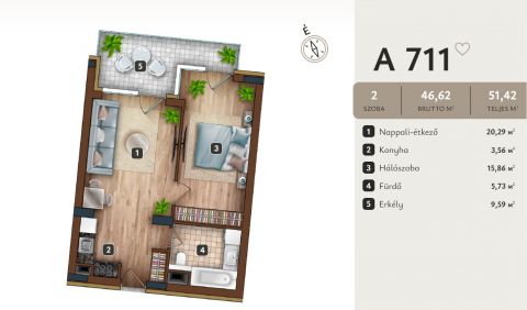 Eladó Lakás 1138 Budapest 13. kerület 