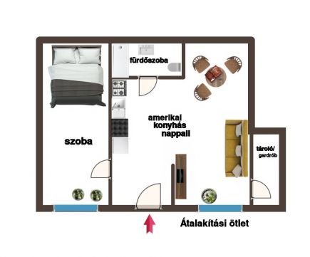 Eladó Lakás 1077 Budapest Körúton belül 2 szobás, emeleti, napos! - hitelezhető