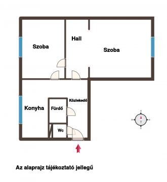 Eladó Lakás 9400 Sopron Kőfaragó téren földszinti, 53 m2-es lakás eladó