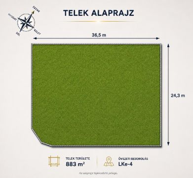 Eladó Telek 2330 Dunaharaszti 2330 Dunaharaszti, Tópart
