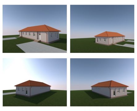 Eladó Ház 2213 Monorierdő 3 szobás, újépítésű ikerházfél, hőszivattyús fűtéssel!