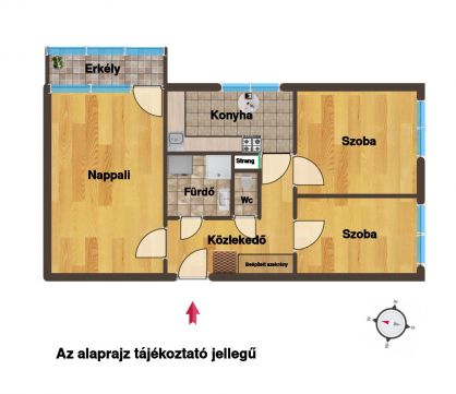 Eladó Lakás 9400 Sopron ERKÉLYES, 1+2 félszobás lakás a Jereváni buszvégállomásnál!