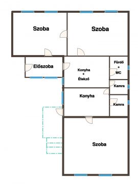 Eladó Ház 6000 Kecskemét Kecskeméten 1200 m2 telken családi ház eladó 